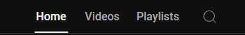 Image showing where to click to search for specific videos made by the youtube they want to watch