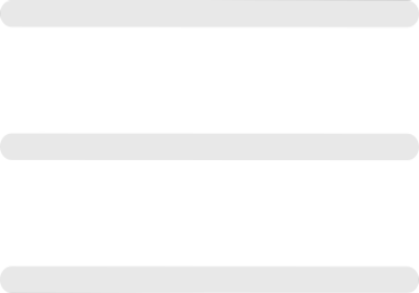 Three lines stacked vertically that looks like a hamburger (bun, patty and bun)